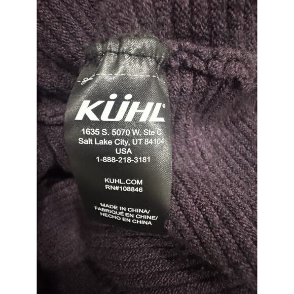 Ribbed Turtleneck Sweater Plum Purple Long Sleeve Cozy Casual Knit Top - Picture 6 of 10